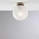 Plafoniera Contemporanea Olaf Metallo Bronzo 1 Luce E27