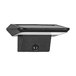Luce Solare Esterno Moderna Porrassa Policarbonato Nero E Bianco Led