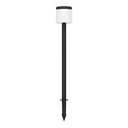 Luce Solare Picchetto Esterno Moderna Pantete Policarbonato Nero Led