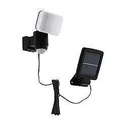 Faretto Solare Esterno Moderno Casabas Policarbonato Nero E Bianco Led