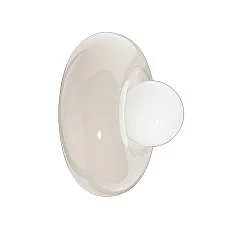 Applique Vintage Decò Bumbum Ceramica Crema 1 Luce G9