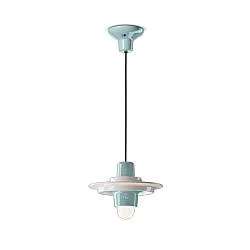 Sospensione Deco Voilà Ceramica Grigio Sabbia Crema 1 Luce E27