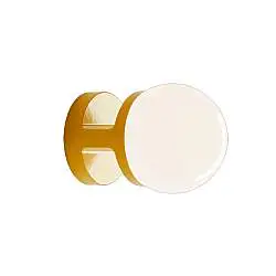 Applique Vintage Decò Habea Ceramica Gialla 1 Luce E27