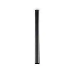 Plafoniera Moderna Look Metallo Nero 1 Luce 7W 3000K Luce Calda H75Cm