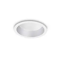 Faretto da incasso Deep Alluminio Bianco Led 10W 3000K Luce Calda