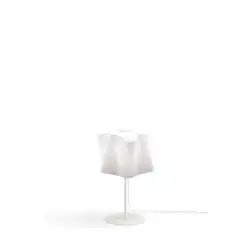 Lampada Da Scrivania-Ufficio Moderna Folio Polilux ® Bianco E Metallo 1 Luce E27