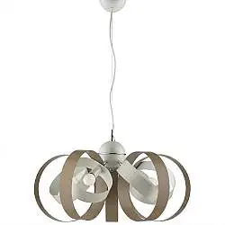 Sospensione Bolla 5 Luci Bianco LuceArt Classic