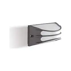 Applique Per Esterni Ed Interni In Alluminio Grigio Led 10W 700 Lm 3000K Bra