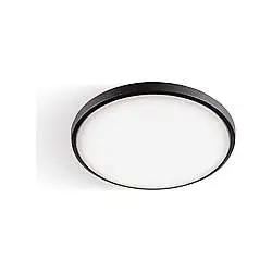 Plafoniera Per Esterni Interni Alluminio Grigio Led 28 W 2700 Lm 3000K Electra