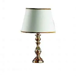 Lume In Legno Classico Argento Mecca Con Paralume 1 Luce Cicogna