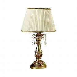 Lumetto In Legno Classico Argento Mecca Con Paralume 1 Luce Trampoliere