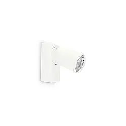 Applique Moderna Rudy Metallo Bianco 1 Luce 7W 3000K Luce Calda