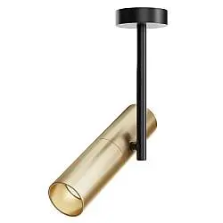 Faretto A Soffitto Moderno Elti Alluminio Nero 1 Luce Gu10 50W