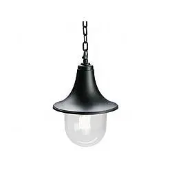 Sospensione Da Esterno Contemporanea Zoe Termoplastica E Nero 1 Luce E27